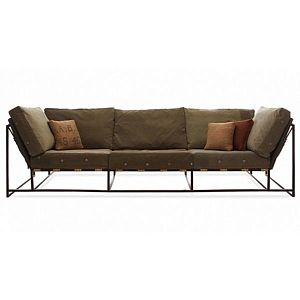 Диван Inheritance Sofa Olive Military Fabric