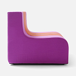 Дизайнерское кресло зеленое Poltronova Sofo Verosa Green Pink Armchair варинант исполнения - 7 | Loft Concept в Орле