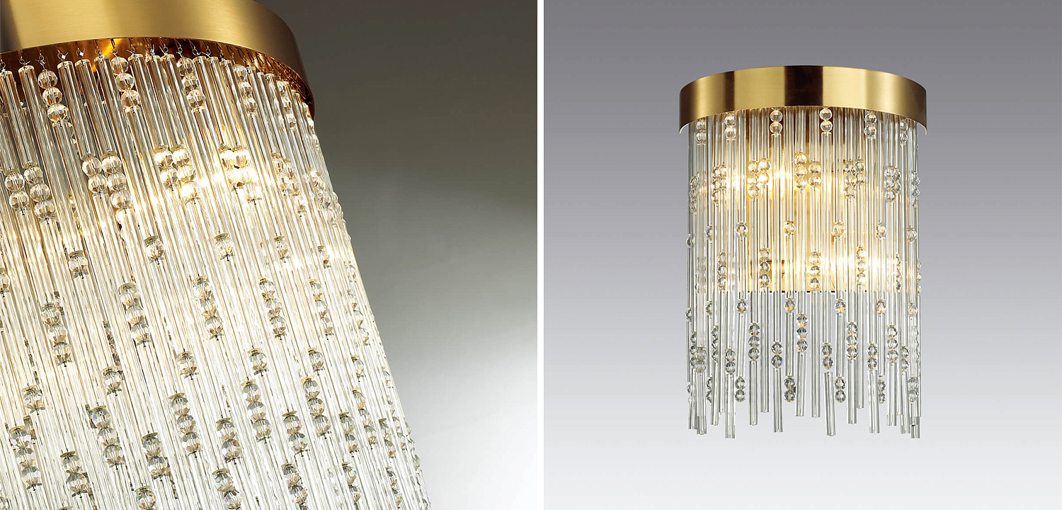 Бра Hailstorm Rain Kerri Wall lamp gold Бра Hailstorm Rain Kerri Wall lamp gold - Loft-Concept в Орле