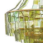 Люстра круглая каскадная Explosion of Green Shades зеленое стекло варинант исполнения - 1 | Loft Concept в Орле