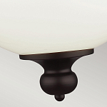 Подвесной светильник с белым стеклянным плафоном в форме шара на цепи Feiss варинант исполнения - 5 | Loft Concept в Орле