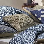 Постельное белье темно-синего цвета с рисунком Blossom Essence Sophie варинант исполнения - 6 | Loft Concept в Орле