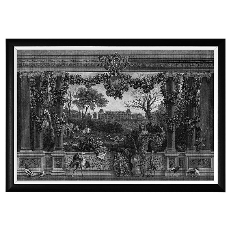 Постер Monceau Palace Poster Черный Белый Постер Monceau Palace Poster Черный Белый в Орле | Loft Concept