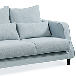 Диван Seldon с мягкими подушками голубое букле варинант исполнения - 3 | Loft Concept в Орле