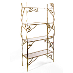 Стеллаж металлический с птичками Primavera варинант исполнения - 2 | Loft Concept в Орле