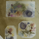 Шкатулка из эпоксидной смолы с цветами белая Epoxy Resin Flowers Box White варинант исполнения - 3 | Loft Concept в Орле