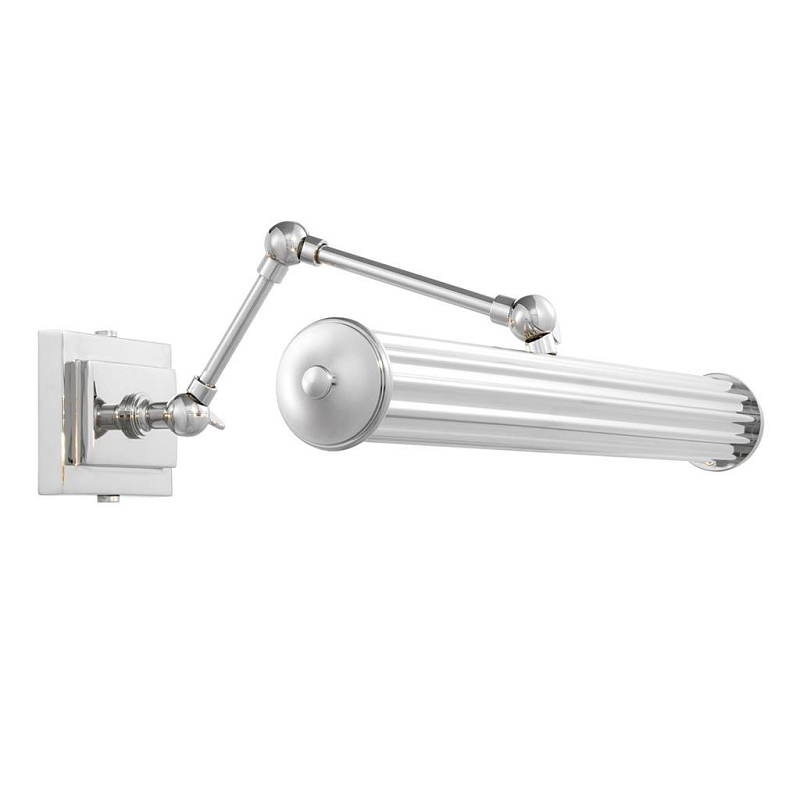 Бра Eichholtz Wall Lamp Luca L Nickel Никель в Орле | Loft Concept 