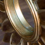 Зеркало-солнце с золотыми с лучами Rays of Peace варинант исполнения - 2 | Loft Concept в Орле