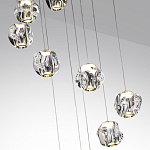 Люстра каскадня с 12-ю прозрачными шарообразными плафонами Bubbles Bocci варинант исполнения - 6 | Loft Concept в Орле