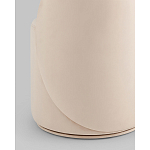 Пуф Loreen со спинкой вращающийся велюр молочный варинант исполнения - 3 | Loft Concept в Орле