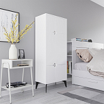 Комод белый с 4-мя дверцами на металлических ножках SPARK MULTIPURPOSE CABINET WHITE варинант исполнения - 2 | Loft Concept в Орле