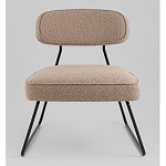 Кресло лаунж Kate букле капучино варинант исполнения - 4 | Loft Concept в Орле