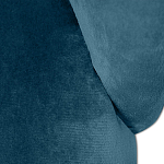 Барный стул вращающийся со спинкой Синий Велюр Vendramin Chair варинант исполнения - 3 | Loft Concept в Орле