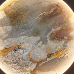 Бра в форме диска черного цвета Borders of Black варинант исполнения - 3 | Loft Concept в Орле