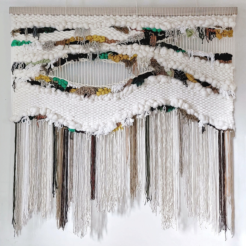 Панно Современный Гобелен Tapestry Misty Morning Белый Мульти в Орле | Loft Concept 