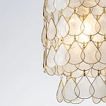 Подвесной светильник с декором из натуральной морской ракушки Iridescent Light варинант исполнения - 4 | Loft Concept в Орле