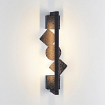 Светодиодное бра черного цвета Suprematism Ice Crack варинант исполнения - 3 | Loft Concept в Орле