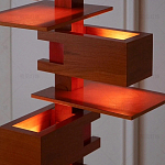 Торшер с каркасом из множества полок Links варинант исполнения - 2 | Loft Concept в Орле