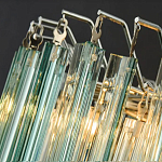 Дизайнерская люстра AQUA Blue Lagoon бирюзовое стекло несколько ярусов варинант исполнения - 4 | Loft Concept в Орле