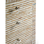 Тумбочка прикроватная Bogense Bone Inlay Bedside Beige варинант исполнения - 3 | Loft Concept в Орле