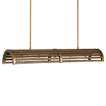 Люстра линейная полукруглой формы Wooden Horseshoe варинант исполнения - 4 | Loft Concept в Орле