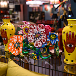 Декоративная статуэтка Yayoi Kusama Flowers that Bloom at Midnight Pink варинант исполнения - 4 | Loft Concept в Орле