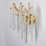 Бра золотого цвета с ветвями и хрустальными подвесками FAIRYTREE Light варинант исполнения - 3 | Loft Concept в Орле