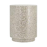 Приставной столик с рисунком из раковин устриц Bone Inlay варинант исполнения - 2 | Loft Concept в Орле