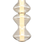 Подвесной светильник светодиодный с стеклянным волнообразным плафоном Amphora of Light варинант исполнения - 4 | Loft Concept в Орле