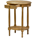 Деревянный овальный кофейный стол Margery Provence Coffee Table варинант исполнения - 2 | Loft Concept в Орле