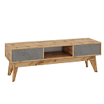 ТВ-тумба с фасадом цвета серый бетон Grace of Furniture  варинант исполнения - 1 | Loft Concept в Орле