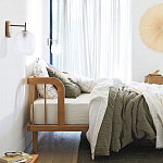 Кровать из массива дуба с пружинным блоком Mateta варинант исполнения - 8 | Loft Concept в Орле