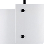 Потолочный светильник круглый светодиодный Semicircular White Panels белый варинант исполнения - 1 | Loft Concept в Орле