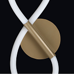 Бра с белым плафоном в форме восьмерки и круглым основанием Luke Lampco Tracer Lamp варинант исполнения - 5 | Loft Concept в Орле