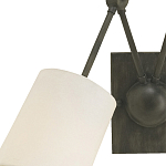 Бра с двумя тканевыми абажурами в форме цилиндра Prerequisites варинант исполнения - 1 | Loft Concept в Орле