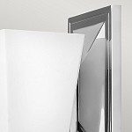 Бра с белым матовым плафоном на прямоугольном основании цвета хром Hinkley варинант исполнения - 2 | Loft Concept в Орле