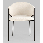 Стул Brace букле белый варинант исполнения - 4 | Loft Concept в Орле