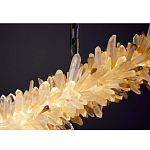 Люстра линейная светодиодная из необработанных кристаллов Mountain Comet варинант исполнения - 1 | Loft Concept в Орле