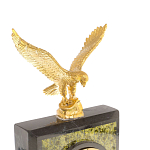 Настольный письменный набор из змеевика  и бронзы с декором в виде орла в подарочной упаковке Successful Leader варинант исполнения - 3 | Loft Concept в Орле