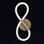 Бра с белым плафоном в форме восьмерки и круглым основанием Luke Lampco Tracer Lamp варинант исполнения - 2 | Loft Concept в Орле