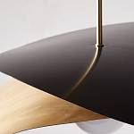 Люстра круглая с 2-мя металлическими абажурами Andromeda варинант исполнения - 4 | Loft Concept в Орле