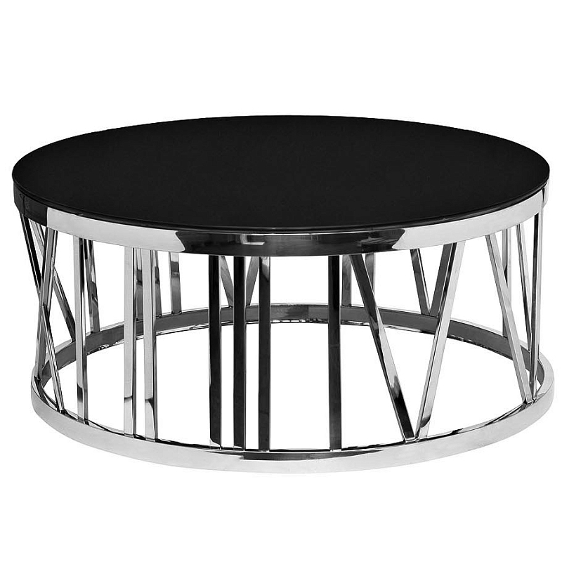 Стол V-section Table 100 Хром Глянцевый черный Стол V-section Table 100 Хром Глянцевый черный в Орле | Loft Concept