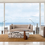 Приставной столик из массива дерева Walnut варинант исполнения - 8 | Loft Concept в Орле