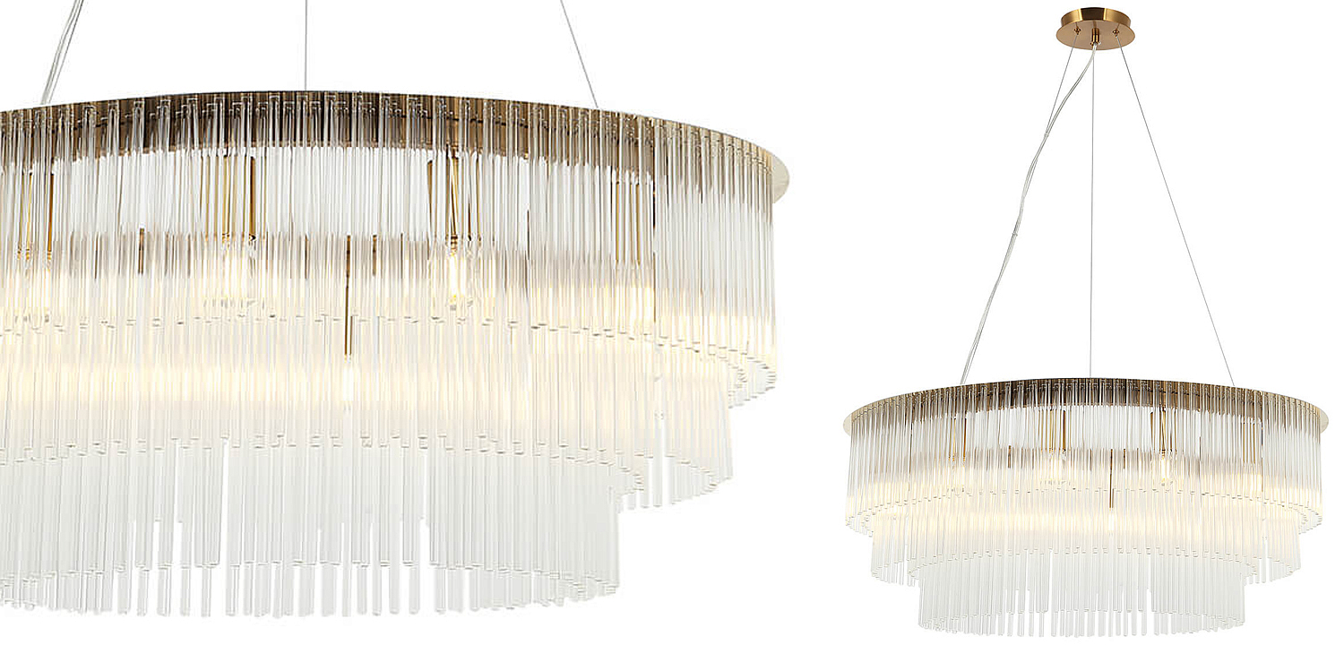 Люстра Harrison Chandelier gold 12 lamp Люстра Harrison Chandelier gold 12 lamp - Loft-Concept в Орле