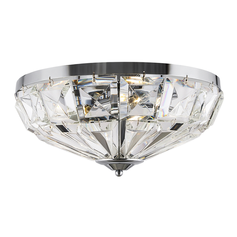 Потолочный светильник Facet E14х4 Хром Прозрачный в Орле | Loft Concept 