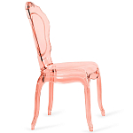 Прозрачный стул розовый LOUIS GHOST CHAIR Pink варинант исполнения - 3 | Loft Concept в Орле