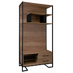 Стеллаж под TV в стиле лофт с открытыми полками и ящиками Urban Style Space варинант исполнения - 1 | Loft Concept в Орле