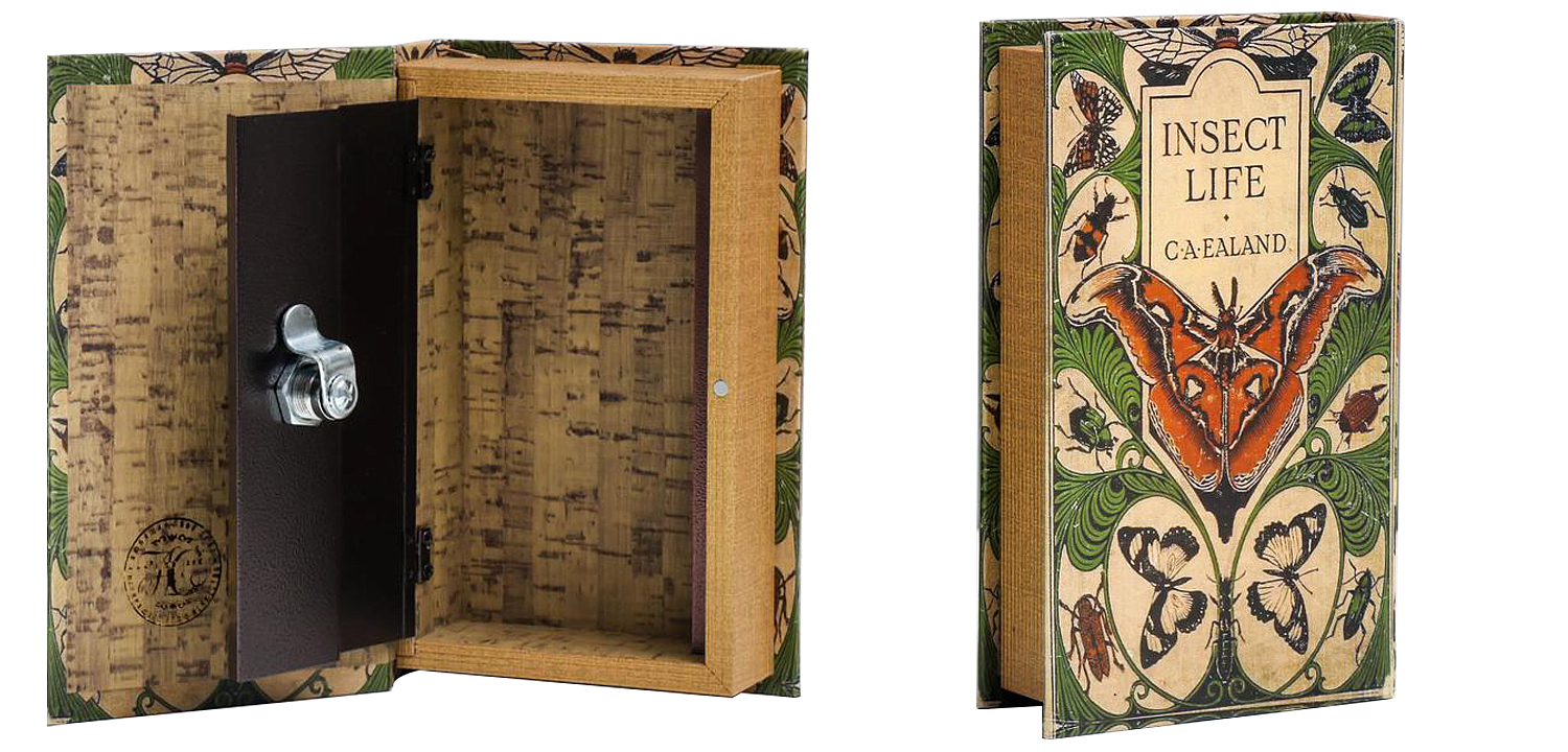 Шкатулка-книга с сейфом Insect Life Book Box Шкатулка-книга с сейфом Insect Life Book Box - Loft-Concept в Орле