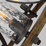 Люстра с цилиндрическим плафонами из толстого волнистого стекла в индустриальном стиле Feiss варинант исполнения - 16 | Loft Concept в Орле