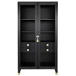 Дизайнерский шкаф витрина Elsa Dreams Black с 4-мя ящиками варинант исполнения - 1 | Loft Concept в Орле